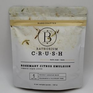2 for $10 Bathorium CRUSH Rosemary Citrus Emulsion